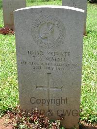 Dar Es Salaam War Cemetery - Walsh, T A